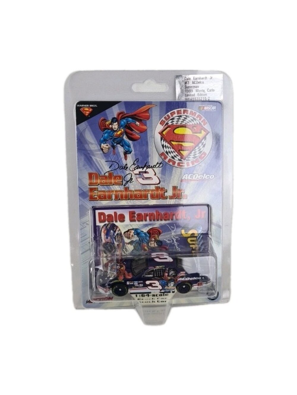 DALE EARNHARDT JR. #3 ACDelco SUPERMAN 1999 Monte Carlo 1:64 Action Racing